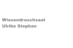 Wiesendruschsaat Ulrike Stephan